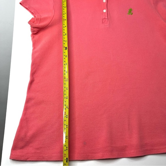 Women “Mickey Mouse Polo Shirt” by Walt Disney World Pink Sz Med *Flaws, Read* - Picture 9 of 12